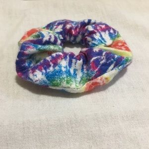 Tie dye scrunchies